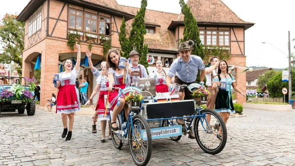 Localizada na região do Vale do Itajaí, em Santa Catarina, Pomerode é conhecida como a cidade mais alemã do Brasil por Divulgação/Prefeitura de Pomerode