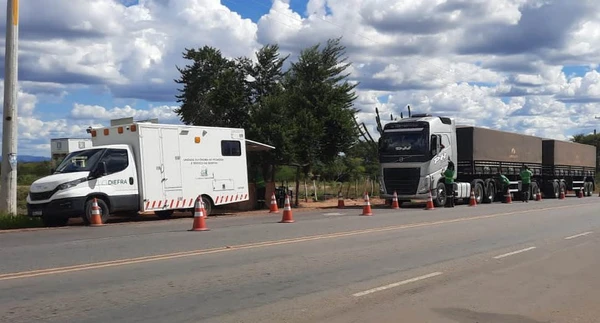Pesagem de veículos de cargas em rodovias na Bahia