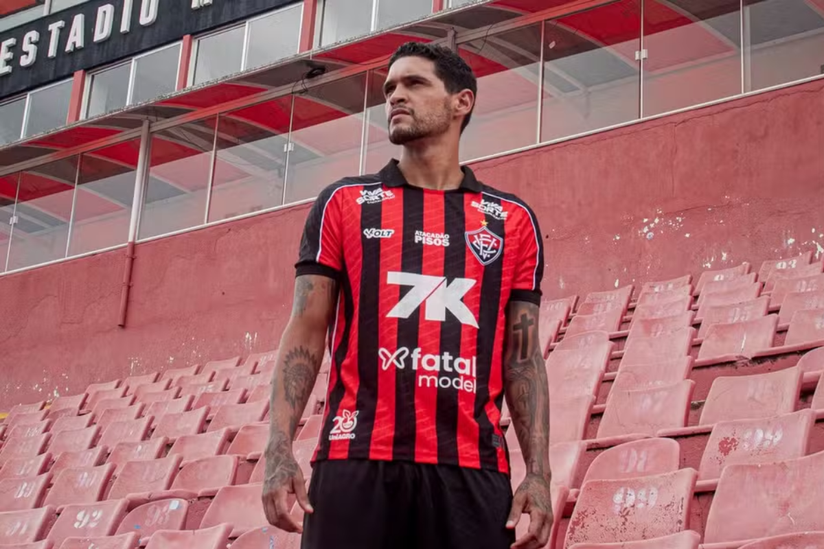 Riccieli treinando na Toca por Victor Ferreira/EC Vitória