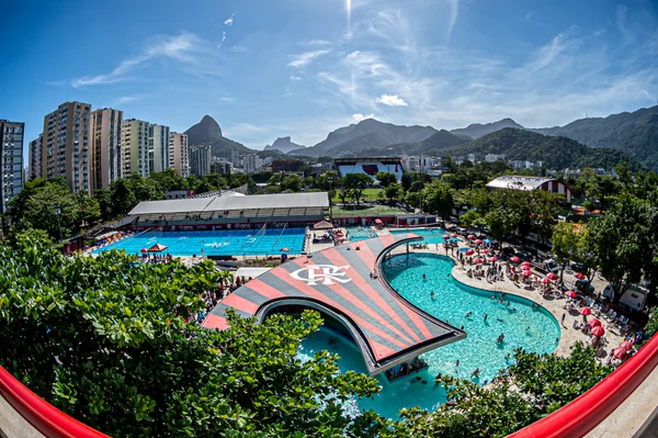 Sede do Flamengo, na Gávea por Reprodução/Museu do Flamengo