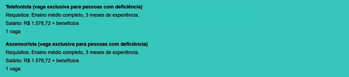 Veja vagas disponíveis por Reprodução