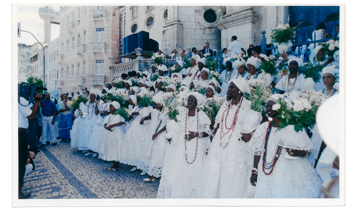 Baianas na Lavagem do Bonfim por Arquivo CORREIO