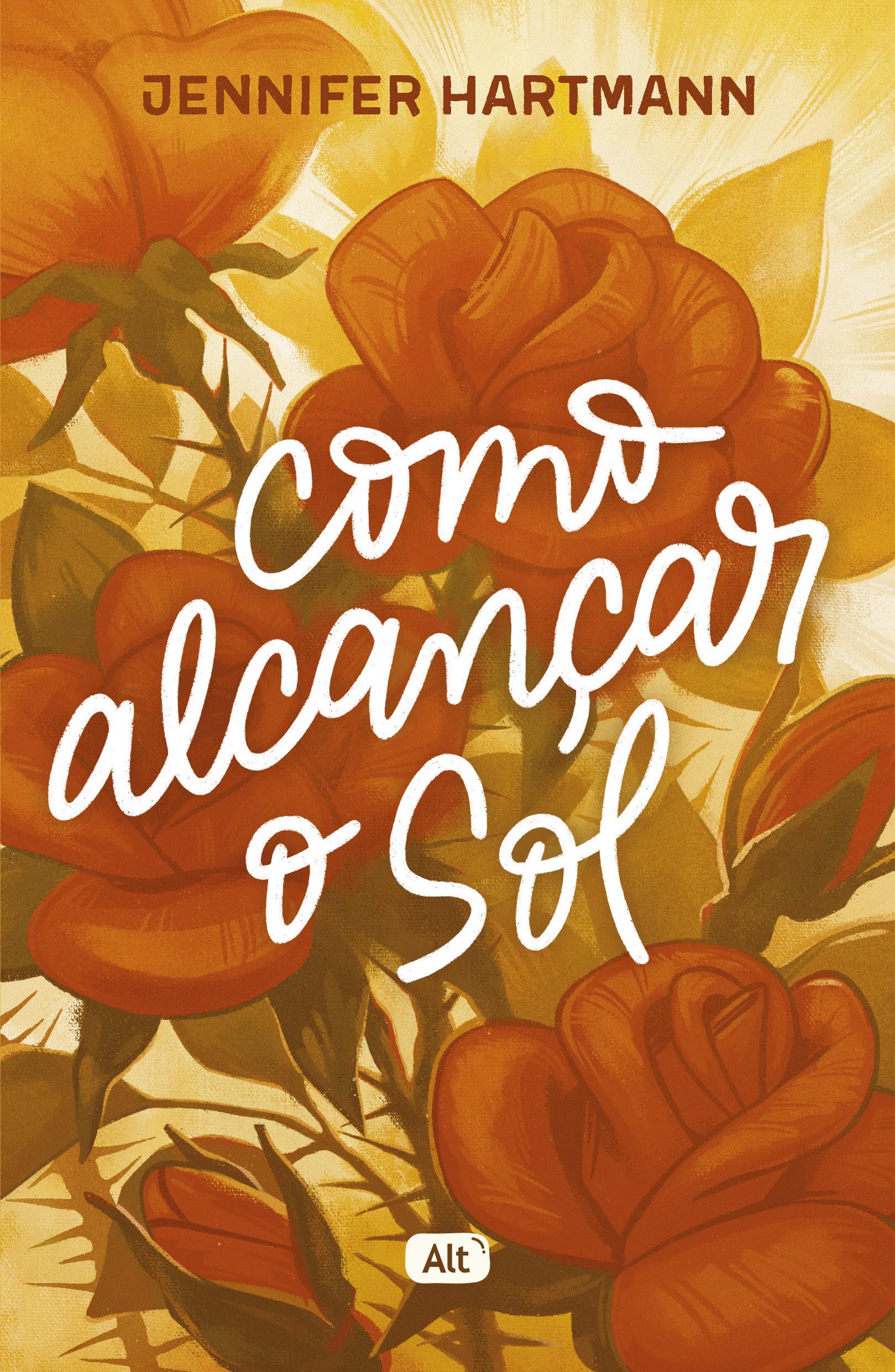 Como alcançar o Sol, de Jennifer Hartmann (Alt). Um romance dramático e sensível sobre traumas familiares e a coragem de brilhar depois de ter enfrentado as sombras. Depois de dez anos longe, Ella Sunbury retorna à pequena cidade de Juniper Falls com um único objetivo: terminar o ensino médio sem ser notada. Marcada pelas escolhas erradas de sua família e rejeitada pelos colegas, tudo o que Ella mais deseja é passar despercebida. Mas ser a irmã de um dos criminosos mais odiados do país torna isso impossível. por Reprodução