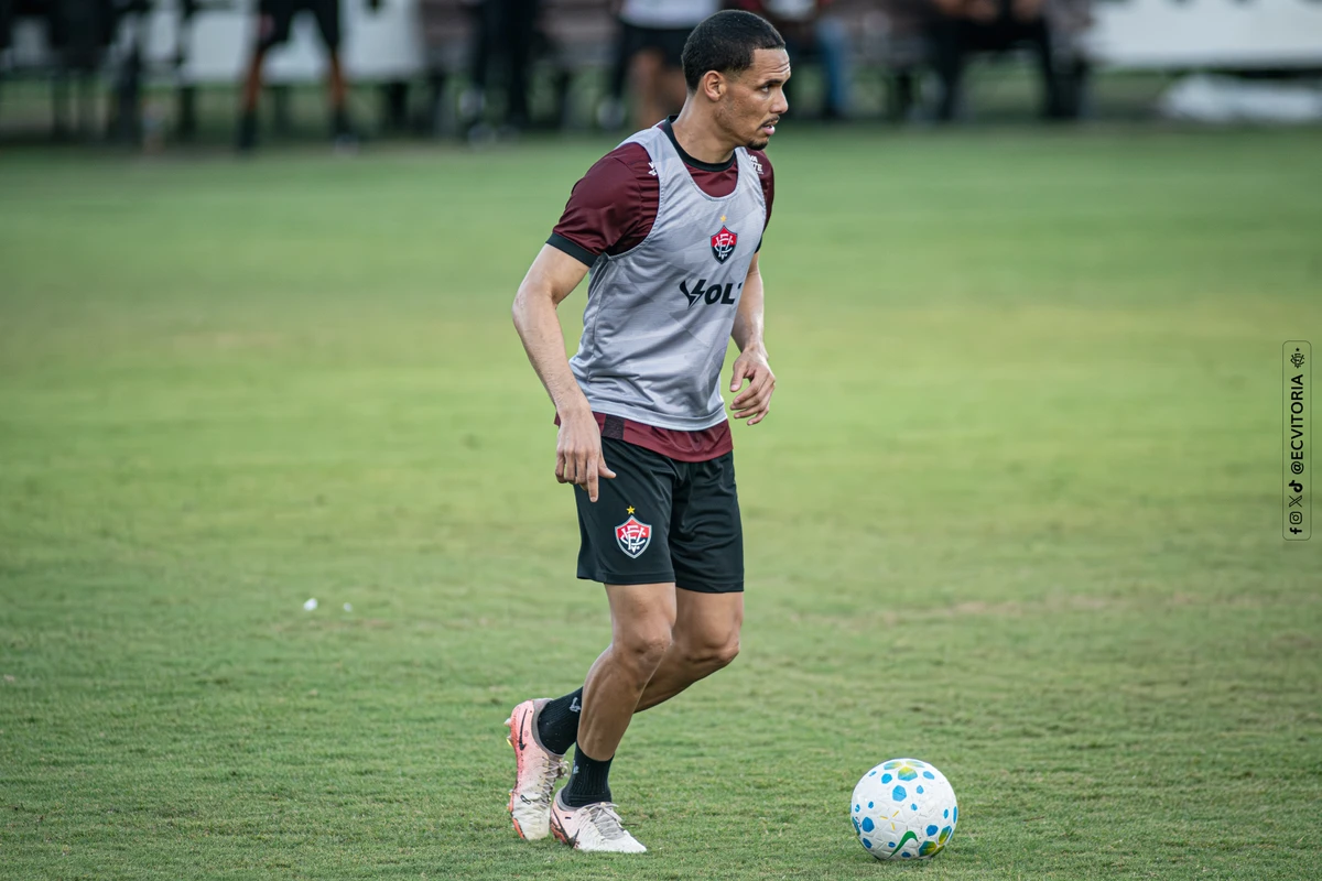 Elenco do Vitória segue fazendo pré-temporada na Toca por Victor Ferreira/EC Vitória