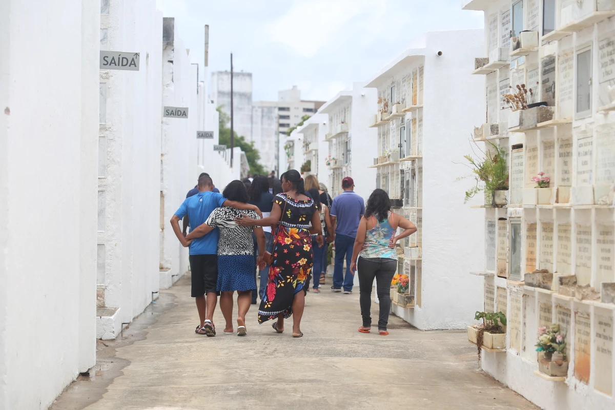 Enterro de um dos motoristas do app por Tiago Caldas/Arquivo CORREIO