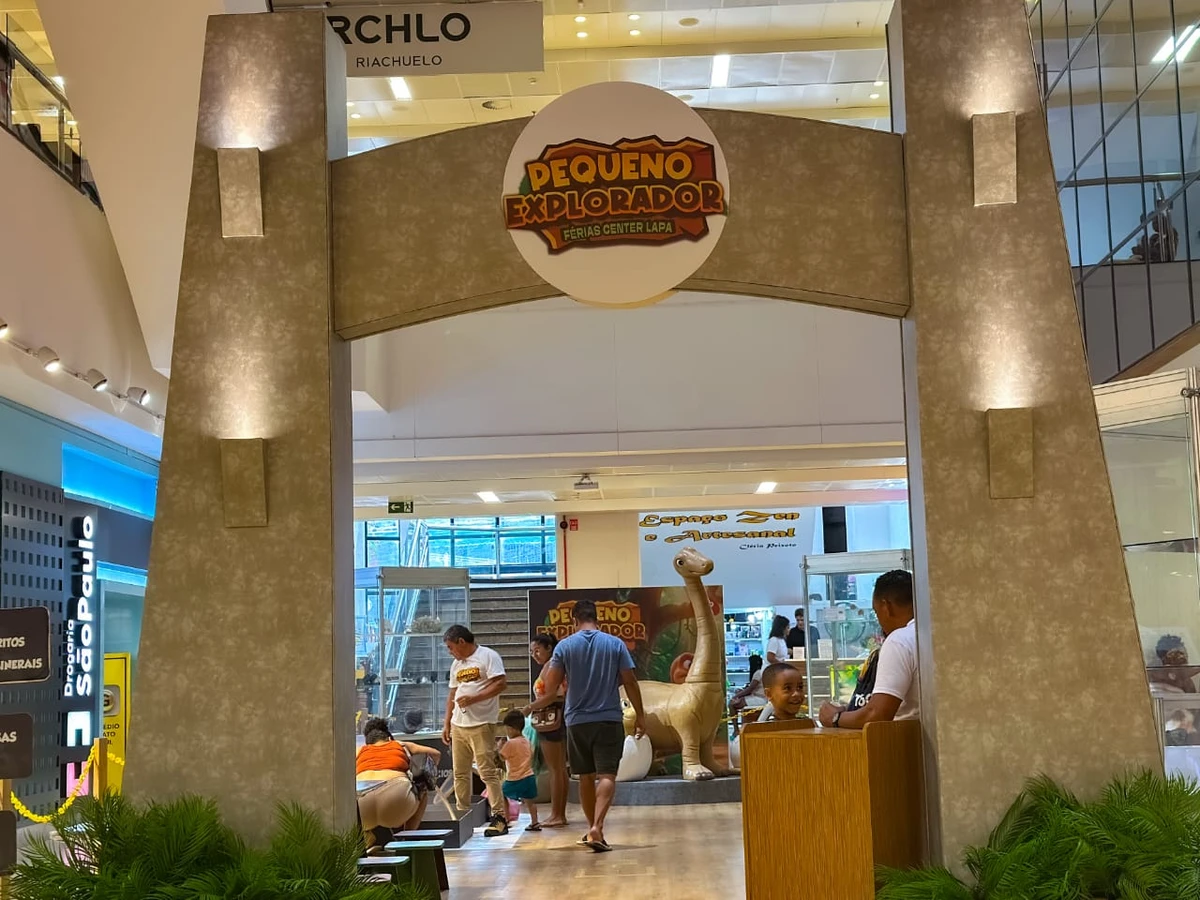Gratuita, a exposição 'Pequeno Explorador' vai até dia 31 por Shopping Center Lapa/Divulgação