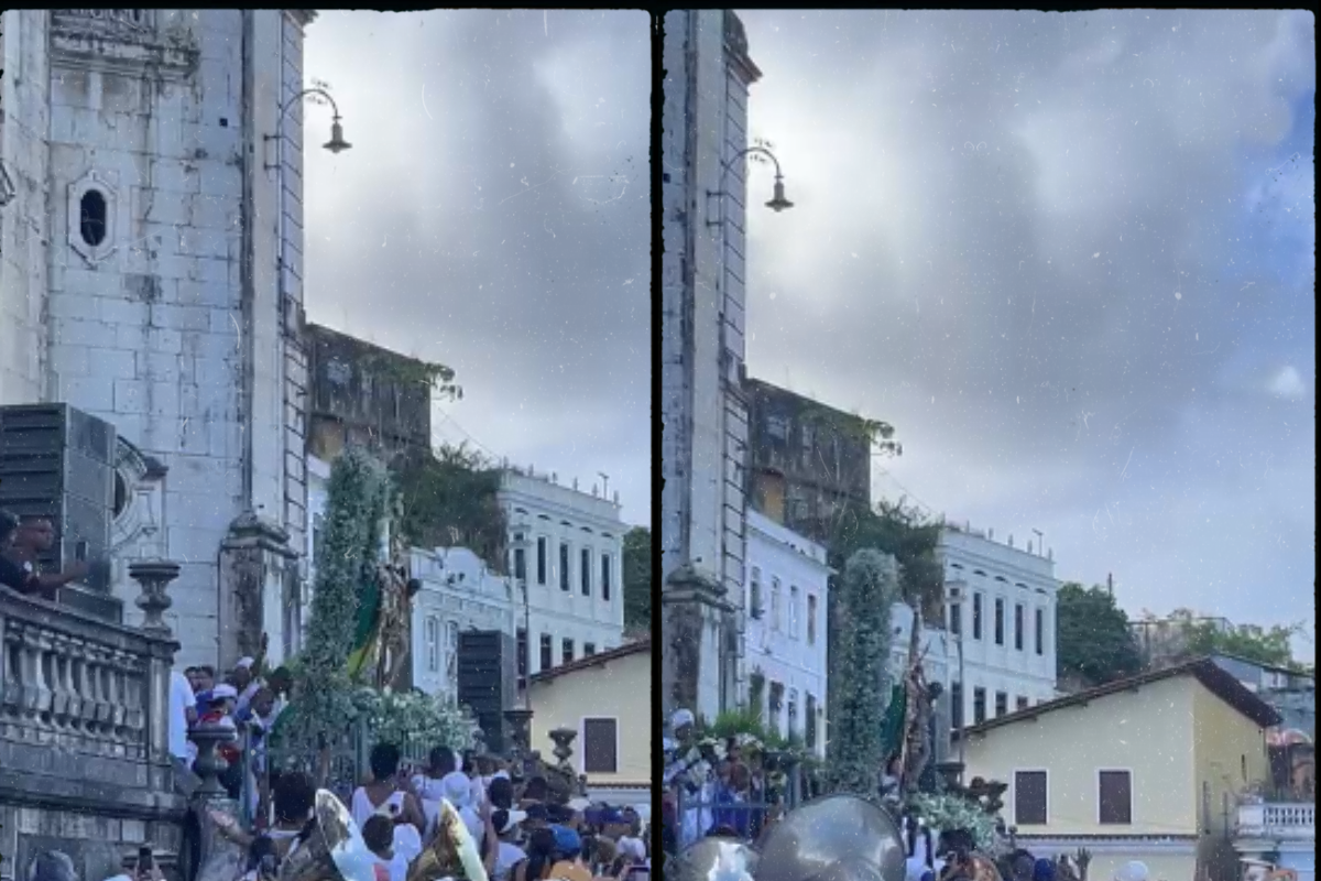 Imagem do Senhor do Bonfim sai da Basílica da Conceição da Praia por Jorge Gauthier 