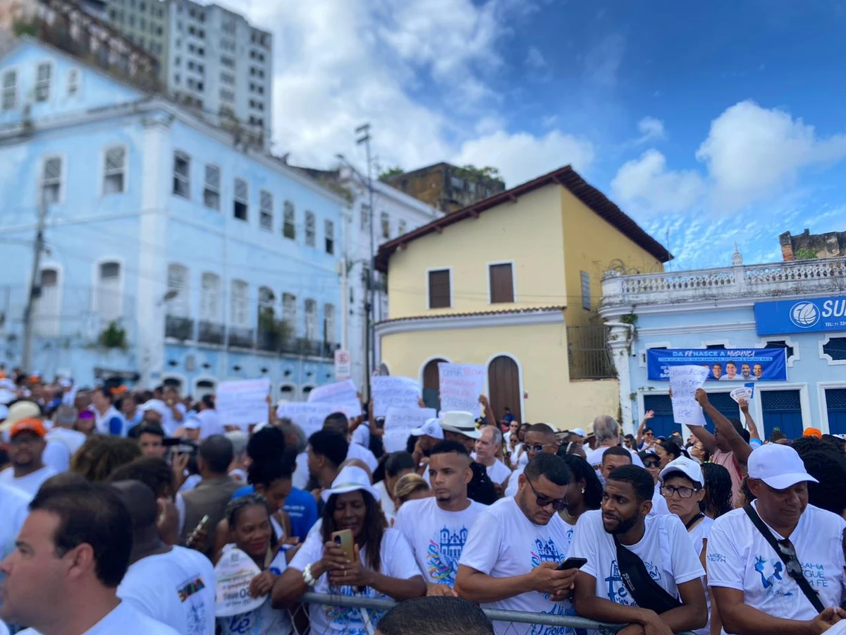 Jerônimo é vaiado na Lavagem do Bonfim por Maria Raquel Brito/CORREIO
