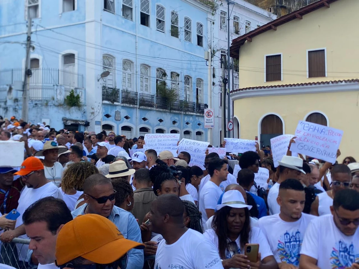 Jerônimo é vaiado na Lavagem do Bonfim por Maria Raquel Brito/CORREIO