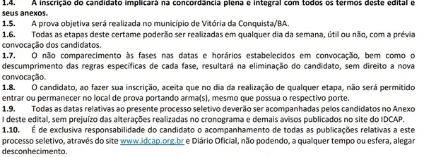 Prefeitura de Vitória da Conquista abre processo seletivo com 163 vagas e salários de até R$ 3,4 mil por Edital 