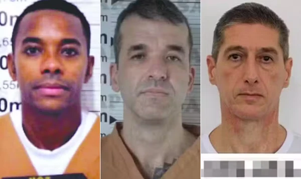 Robinho, Thiago Brennand e Ronnie Lessa