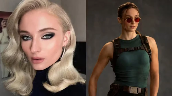 Sophie Turner como a Lara Croft para a série 'Tomb Raider'  por Reprodução/Redes Sociais 