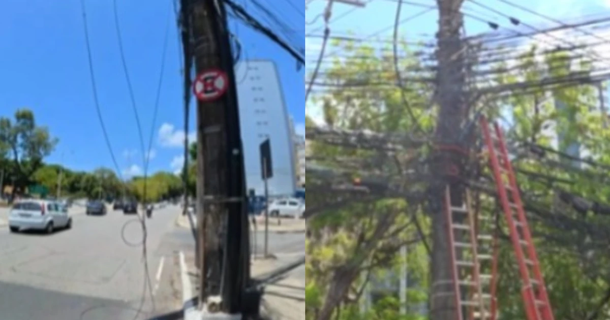Imagem - Técnico de internet sofre graves queimaduras após receber descarga elétrica em poste de Salvador