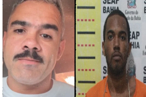 À esquerda, capitão da PM, à direita, suspeito do homicídio; ambos morreram em confronto