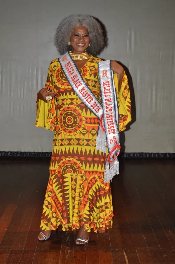 Miraildes Alcântara, vencedora da categoria Master do Beleza Black 2025 por Vini Pessoa