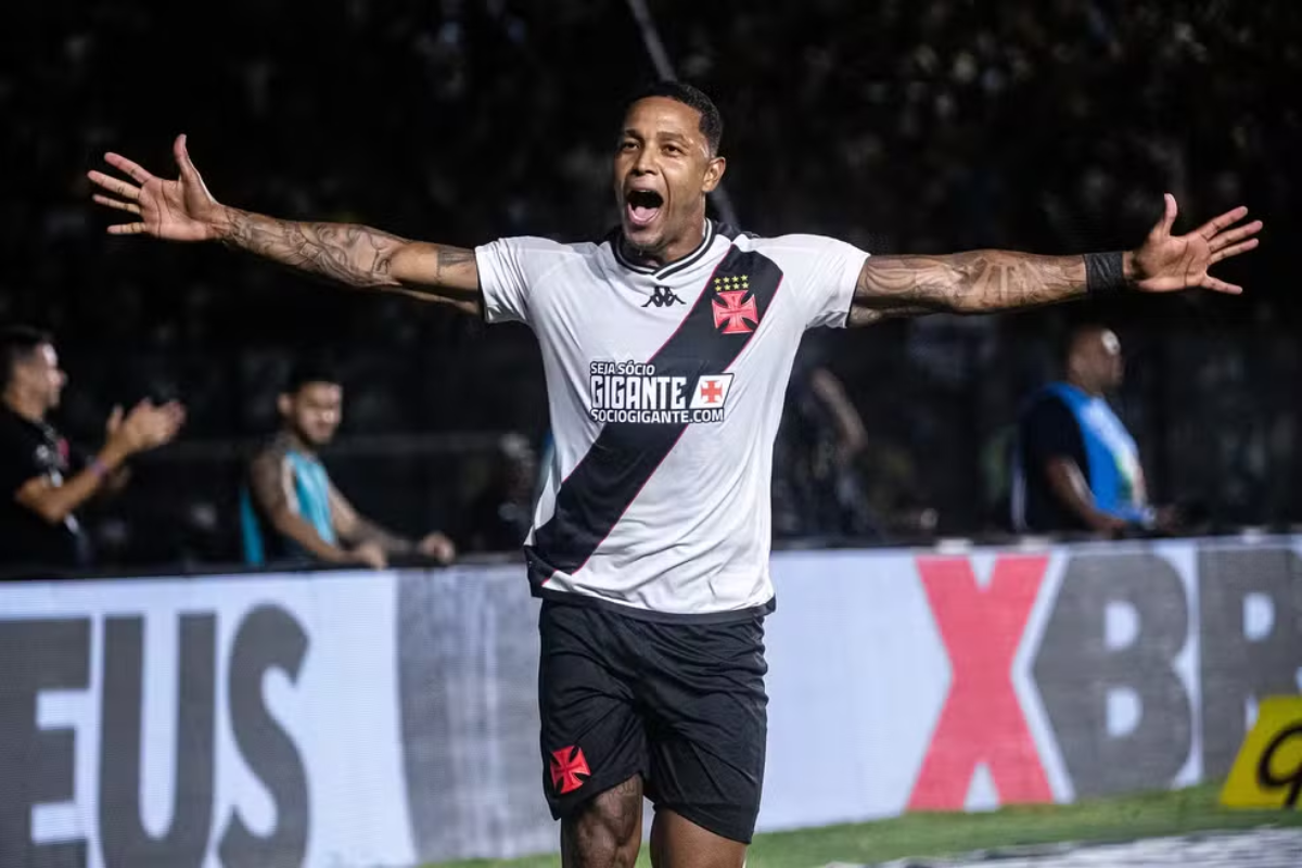 David em ação pelo Vasco  por Matehus Lima/Vasco 