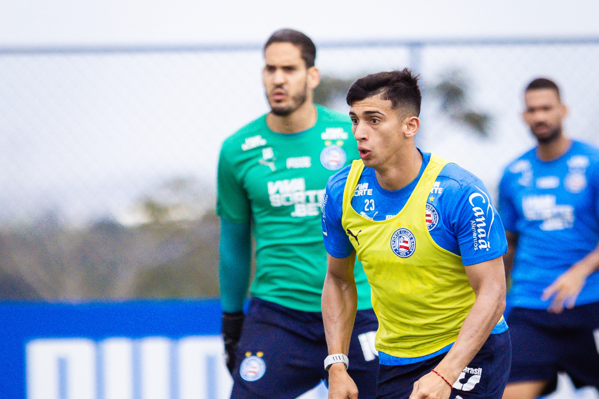 Mateo Sanabria está perto de retornar de lesão por Letícia Martins/EC Bahia 
