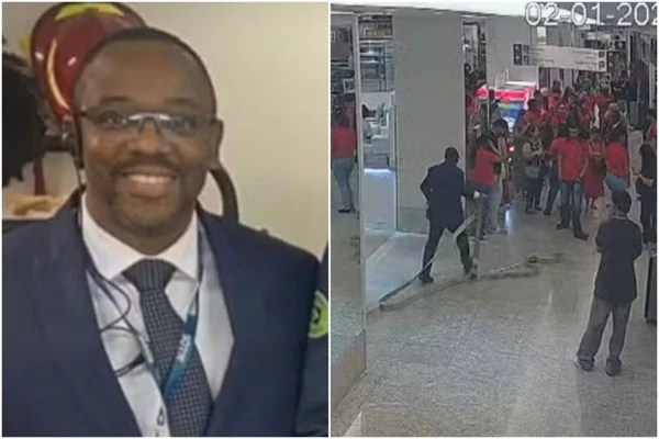 O chefe da segurança Anderson Aguiar morreu no incêndio