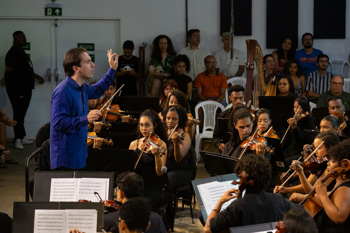 Orquestra Neojiba e Coro Juvenil no Parque Queimado. Projeto baiano é inspirado diretamente no modelo venezuelano do ‘El Sistema’