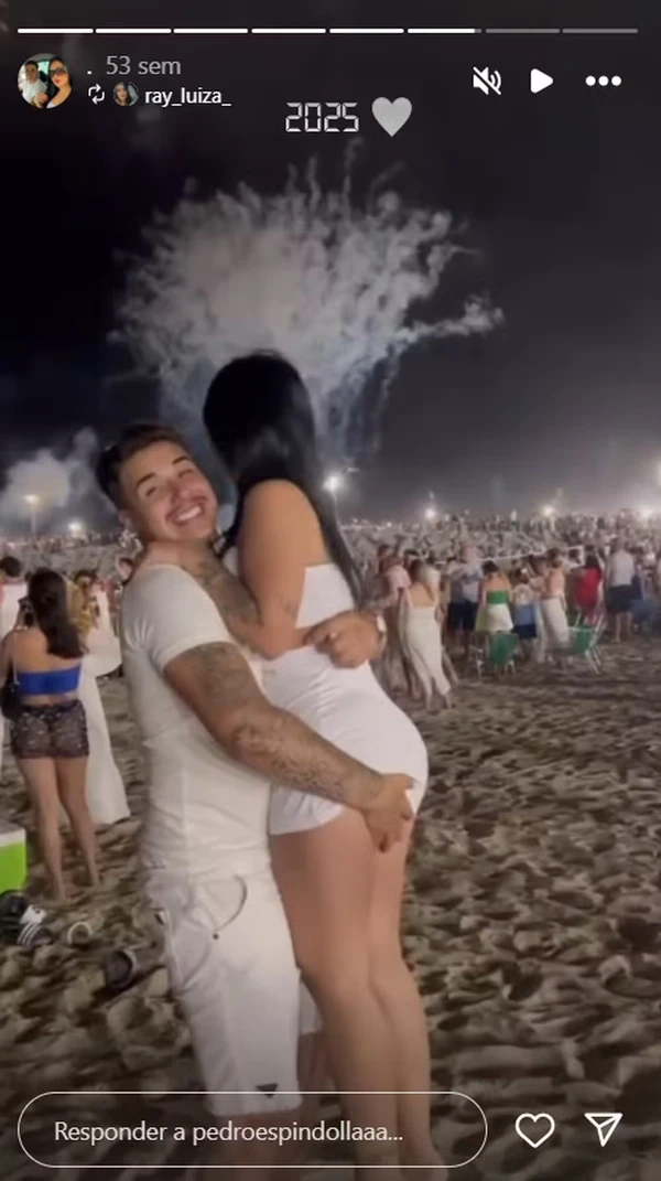 Pedro e Rayna por Reprodução/Instagram