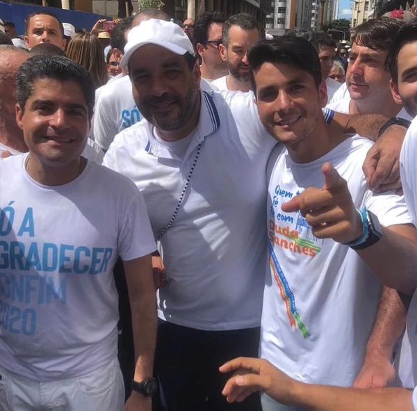 ACM Neto e Alan Sanches por Reprodução/Instagram