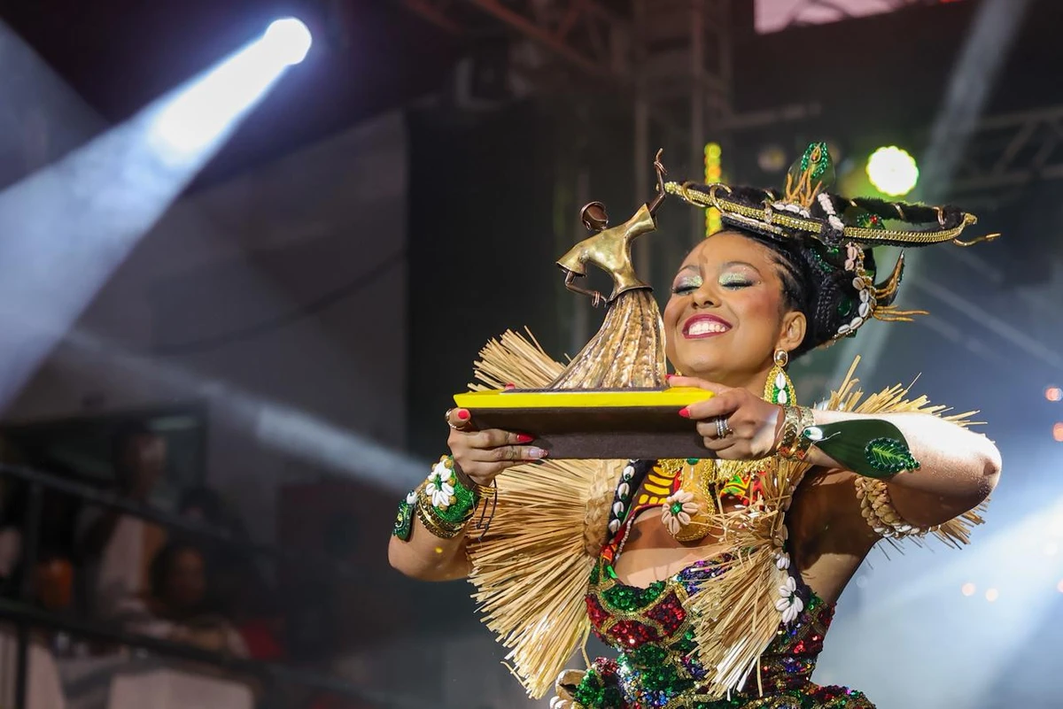 Conheça a nova Deusa do Ébano do Ilê Aiyê em 2026 por Divulgação / Fafá Araújo