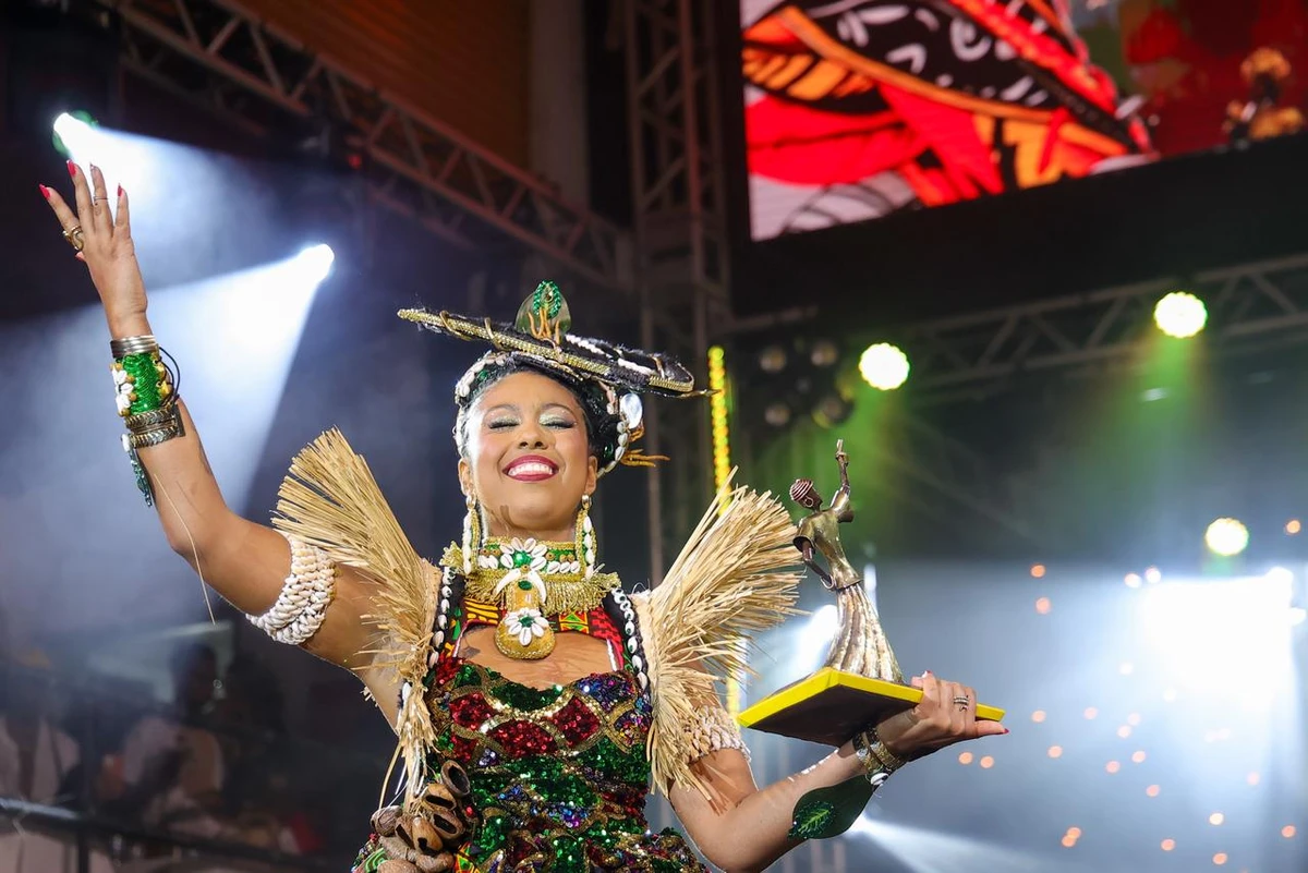 Conheça a nova Deusa do Ébano do Ilê Aiyê em 2026 por Divulgação / Fafá Araújo