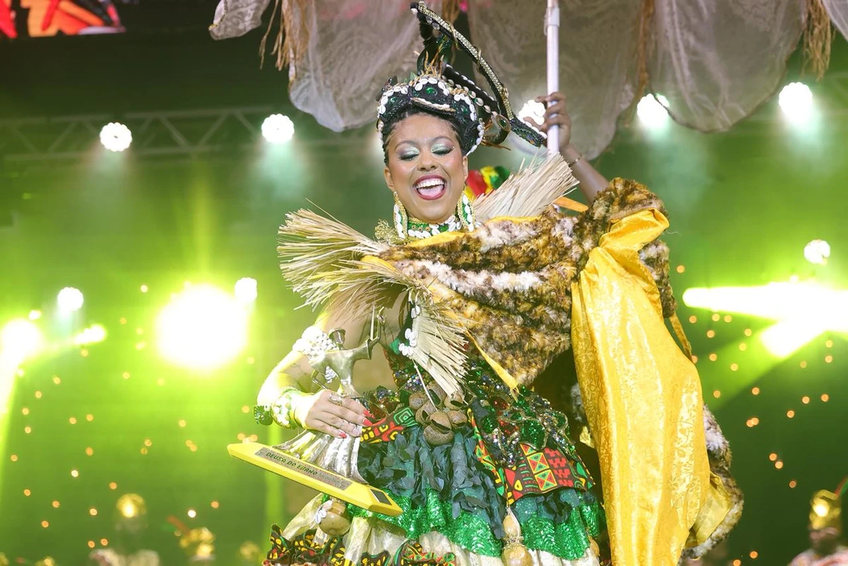 Conheça a nova Deusa do Ébano do Ilê Aiyê em 2026 por Divulgação / Fafá Araújo