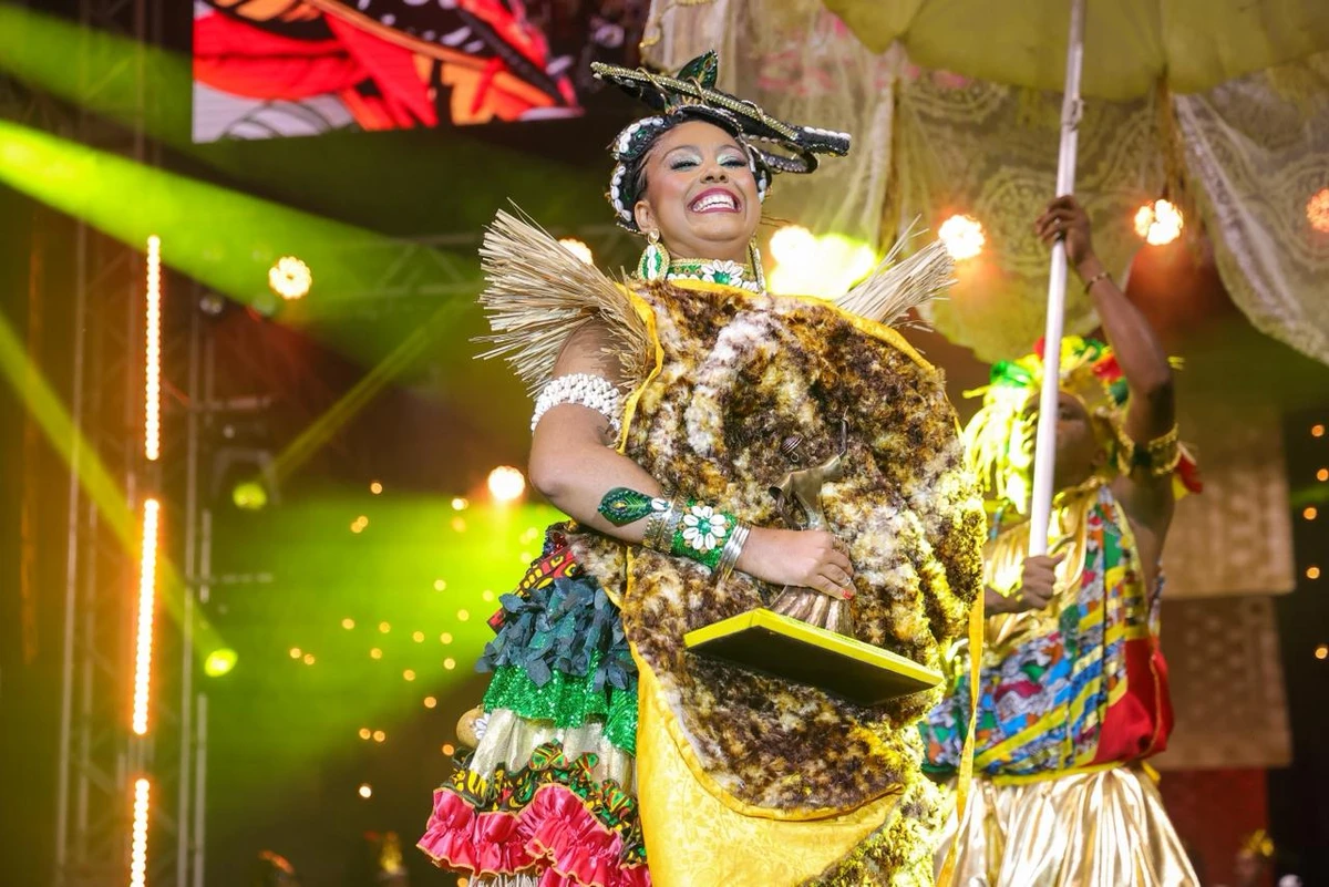 Conheça a nova Deusa do Ébano do Ilê Aiyê em 2026 por Divulgação / Fafá Araújo