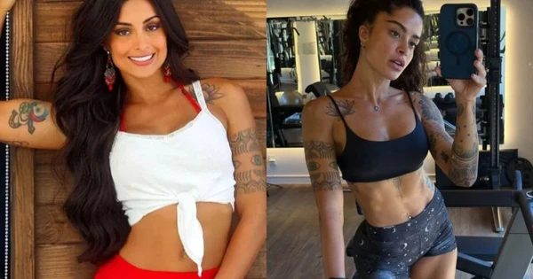 Antes e Depois: Aline Campos  por Reprodução/Redes Sociais 