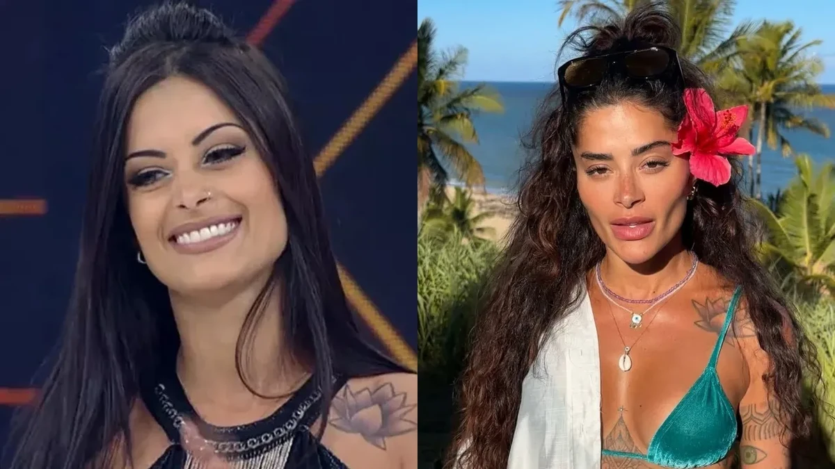 Antes e Depois: Aline Campos  por Reprodução/Redes Sociais 