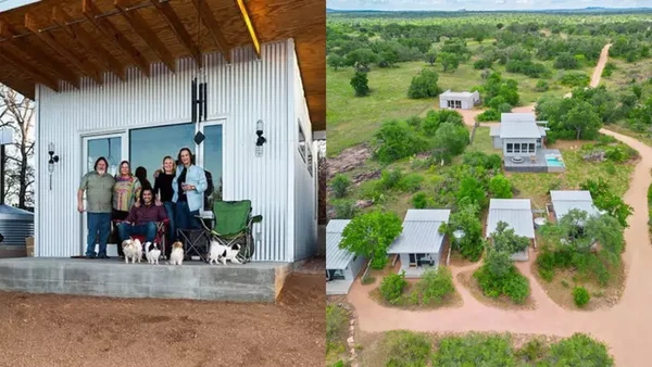 Bestie Row: Amigos há 30 anos, grupo constrói 'cidade’ para envelhecer juntos por Alexander Stross, via Country Living