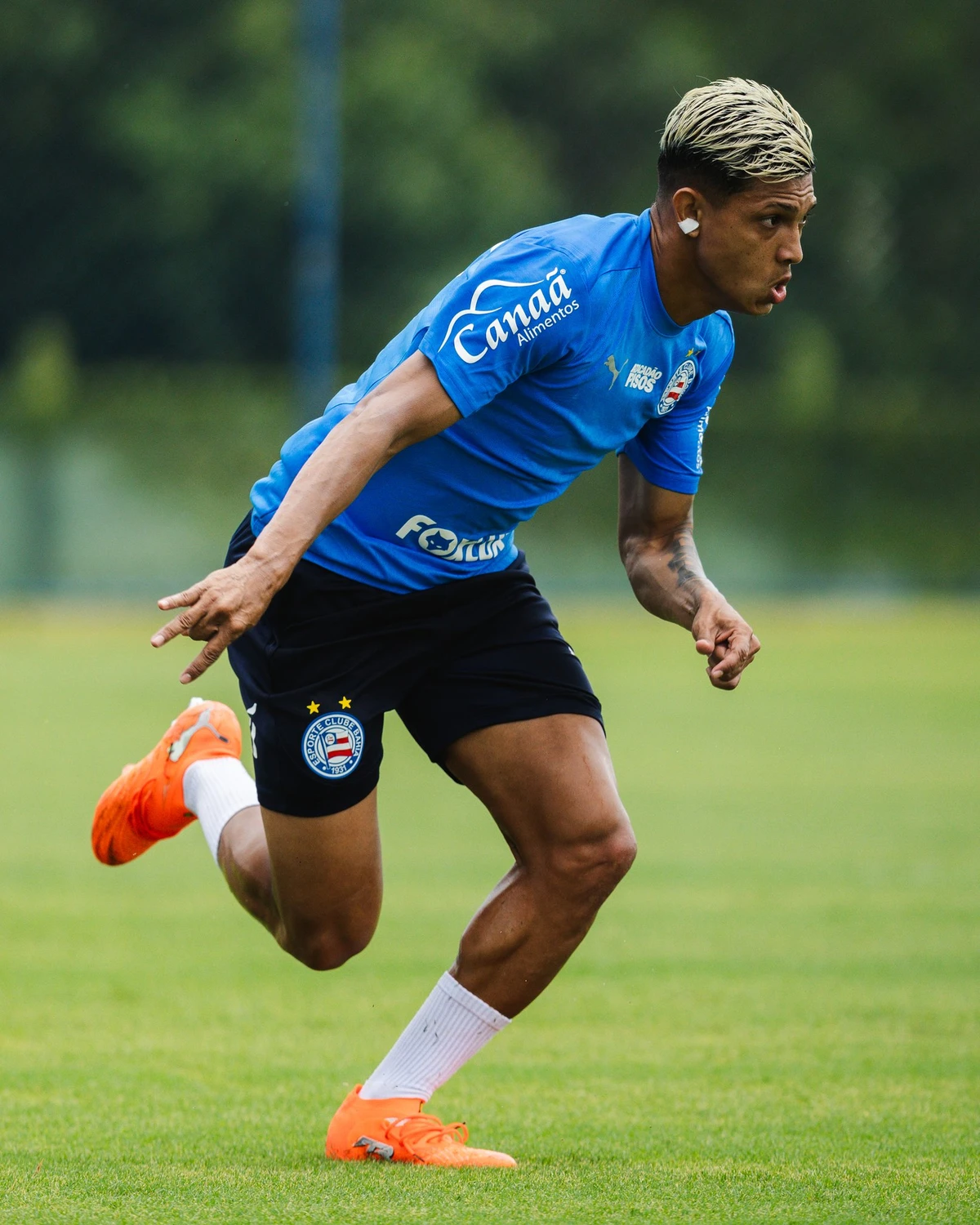 Elenco do Bahia treina em preparação para encarar o Barcelona de Ilhéus por Divulgação/EC Bahia