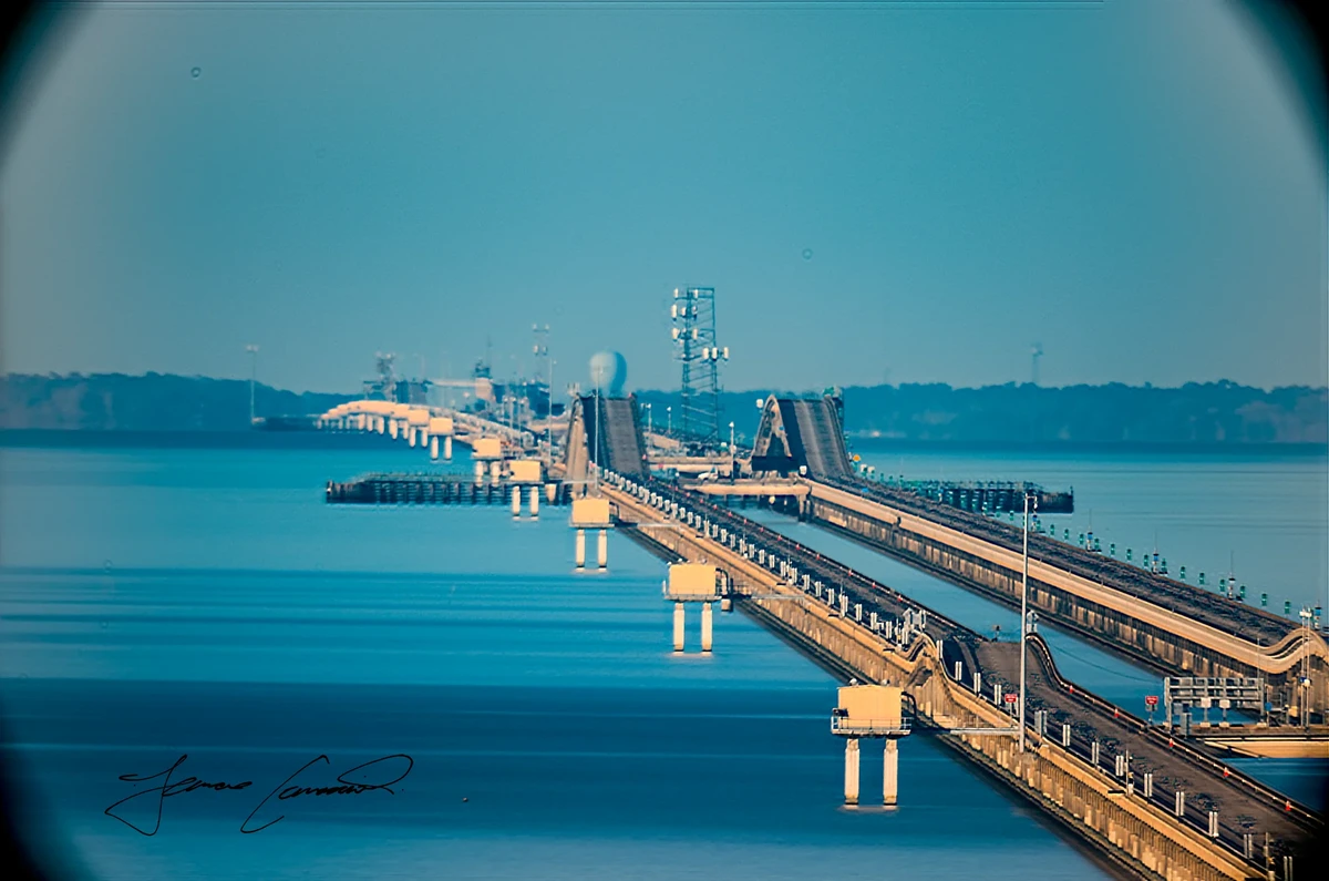 Lake Pontchartrain Causeway, a estrada/ponte de 38km por Reprodução/Internet 