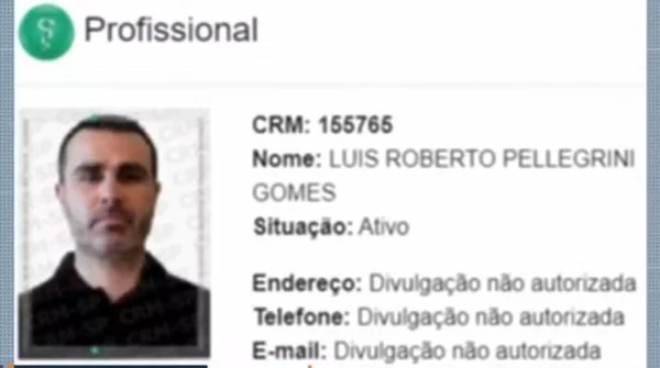 Luís Roberto Pellegrini Gomes foi um dos médicos mortos por Reprodução