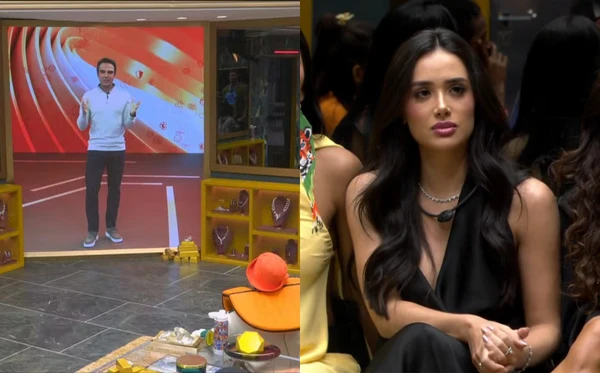 Tadeu Schmidt e Jordana após a saída de Pedro do BBB 26