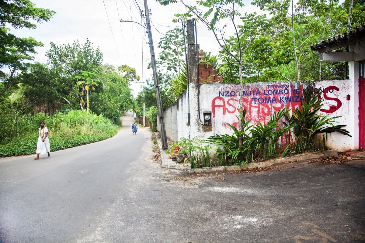 Terreiro Nzo Mutá Lombô ye Kayongo Toma Kwiza é alvo de ataques religiosos por Sora Maia/CORREIO