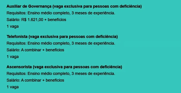 Veja vagas por Reprodução