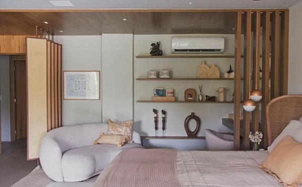 A mansão de Paolla Oliveira aposta em ambientes integrados por Reprodução/YouTube