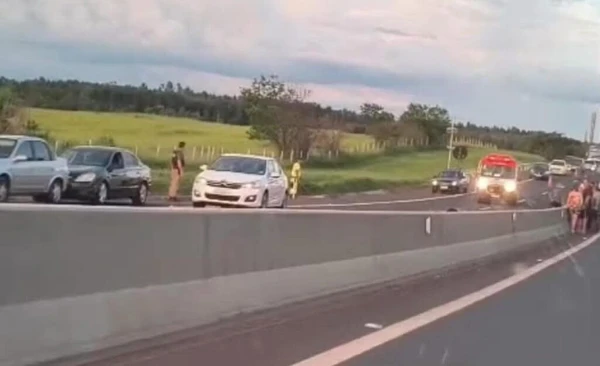 Acidente na rodovia em Bauru por Reprodução