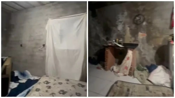 Cativeiro onde juiz foi mantido refém