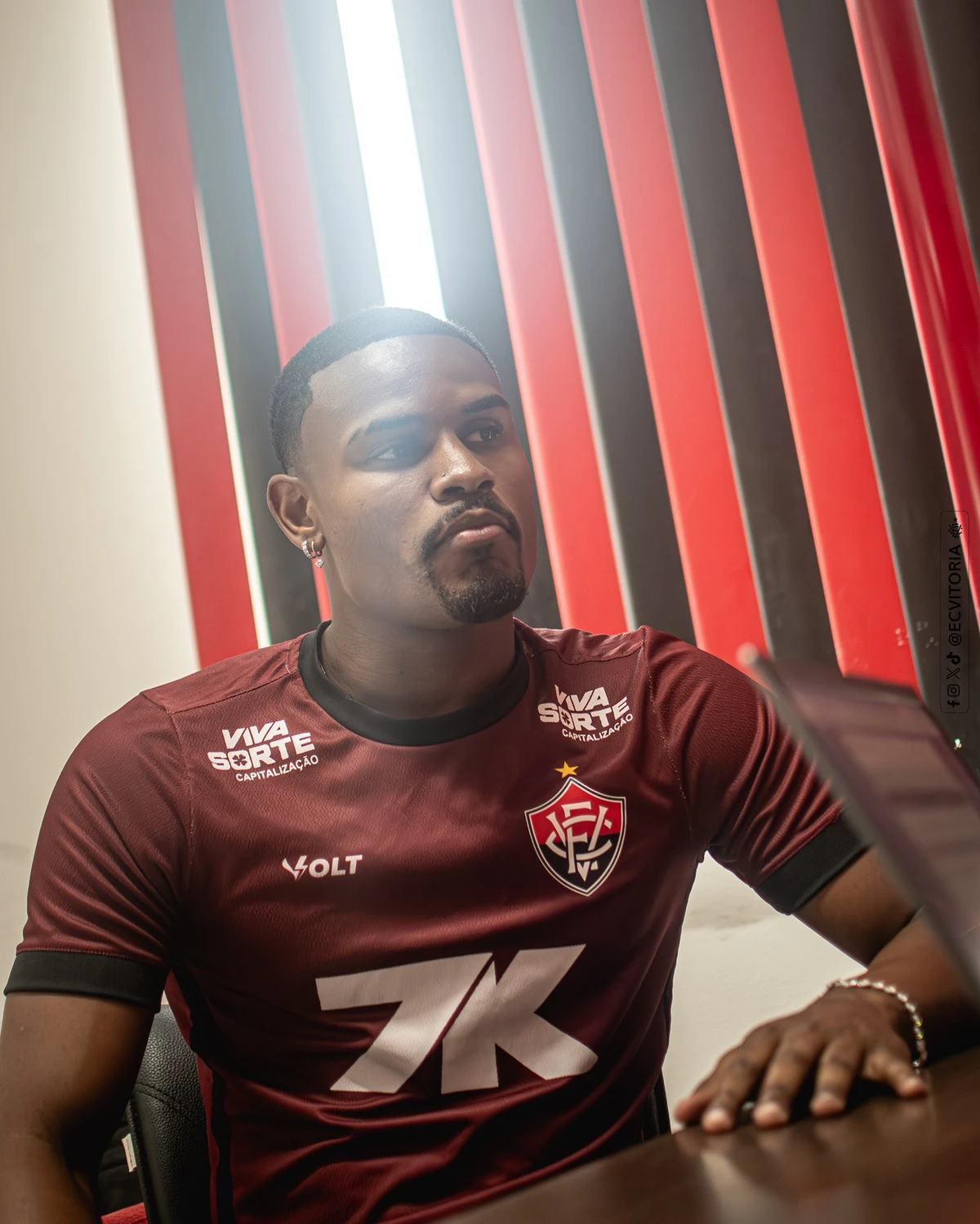 Nathan Mendes é o novo reforço do Vitória  por Victor Ferreira/EC Vitória