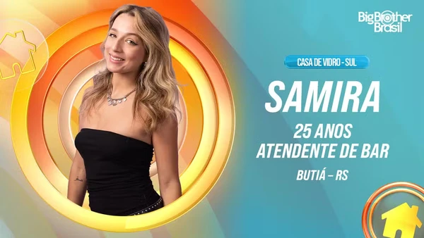 Samira (BBB 26) por Reprodução/Redes Sociais 