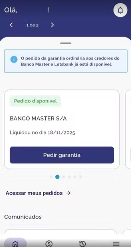 Veja como solicitar resgate por Reprodução