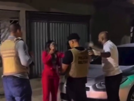 Vídeo com a discussão foi publicado nas redes sociais de Marina por Reprodução/ Redes sociais