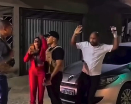 Vídeo com a discussão foi publicado nas redes sociais de Marina por Reprodução/ Redes sociais