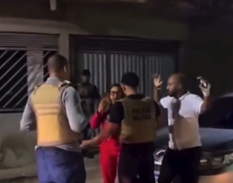 Vídeo com a discussão foi publicado nas redes sociais de Marina por Reprodução/ Redes sociais