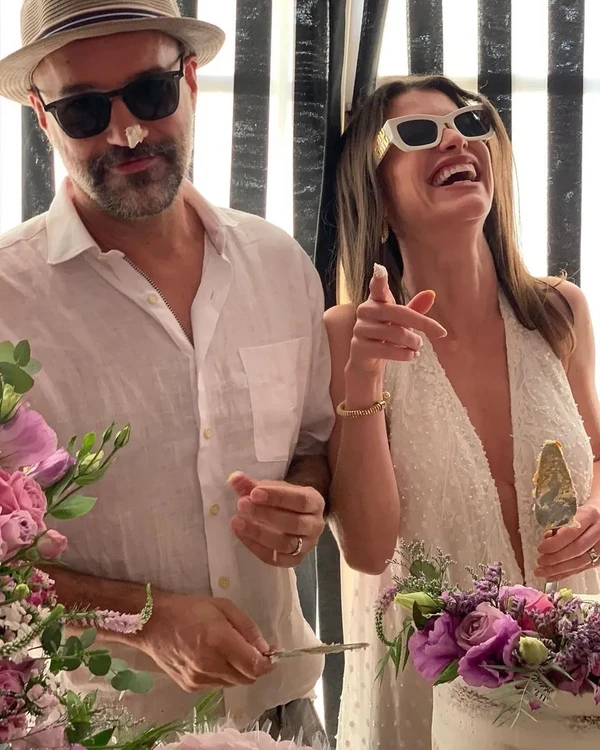 Alinne Moraes e Mauro Lima por Reprodução