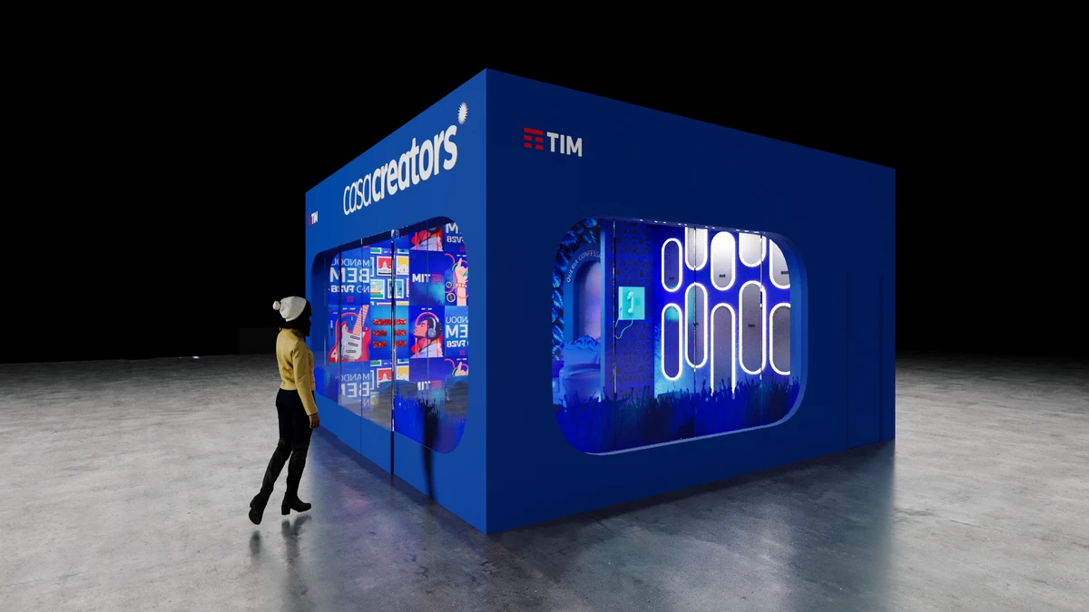 Casa Creators da TIM no Festival de Verão por Divulgação