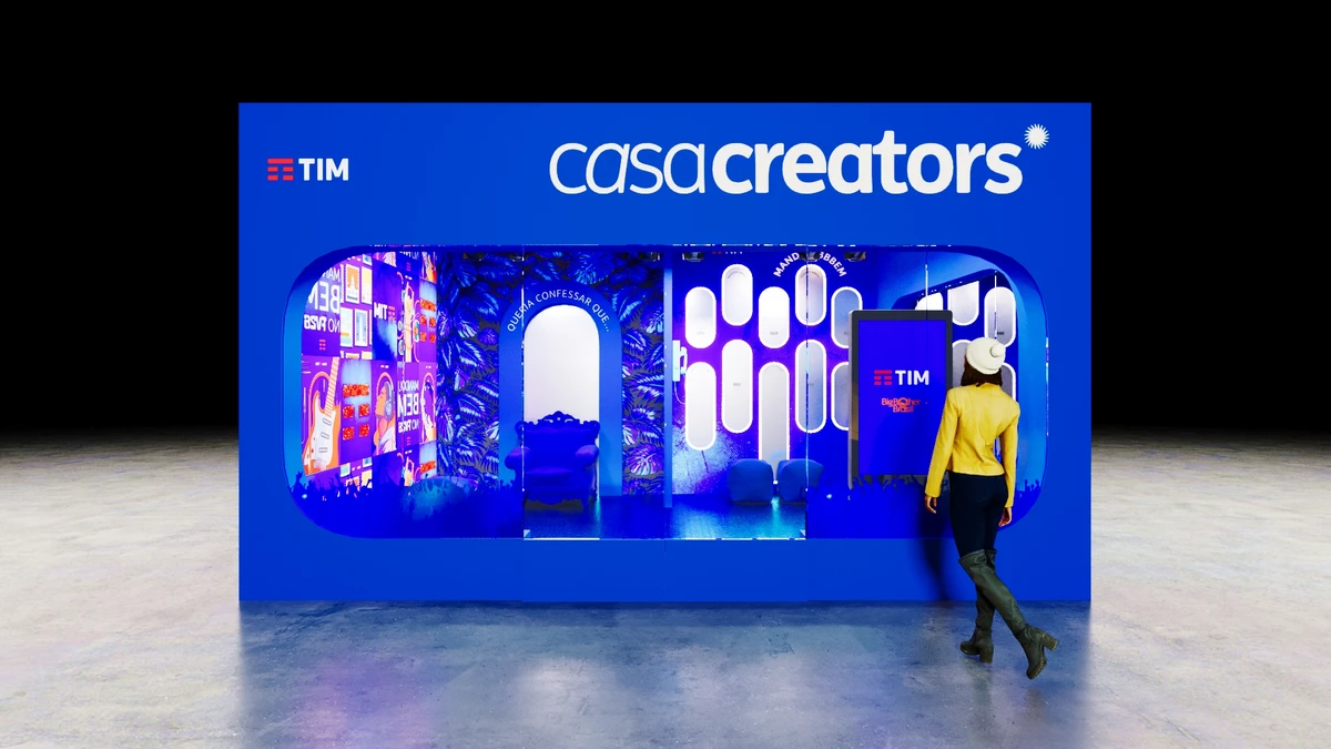 Casa Creators da TIM no Festival de Verão por Divulgação